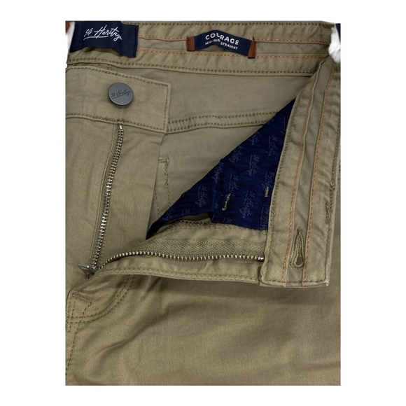 34 Heritage Courage Straight Leg Mid Rise Pants In Khaki Twill Size 30 × 34 NWT - Picture 6 of 16